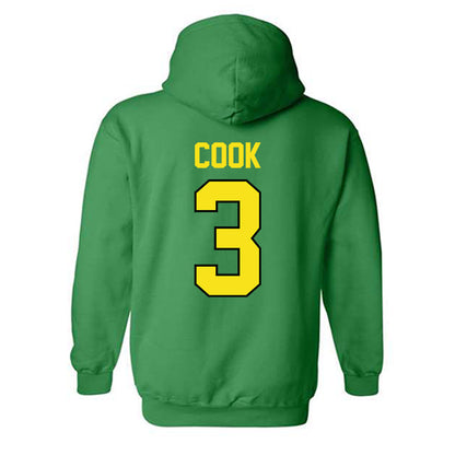 Oregon - NCAA Baseball : Elijah Cook - Sports Shersey Hooded Sweatshirt-1