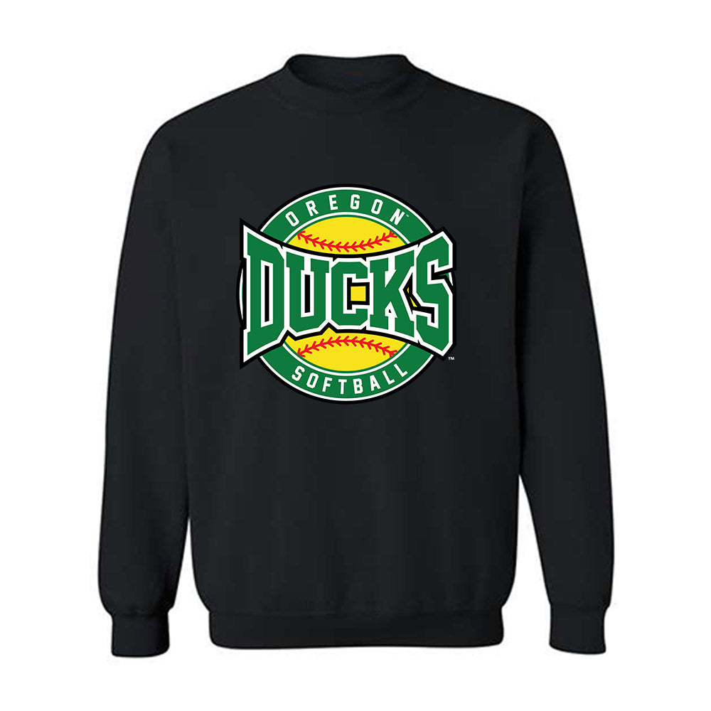 Oregon - NCAA Softball : Emma Cox - Sports Shersey Crewneck Sweatshirt-0