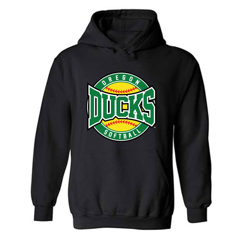 Oregon - NCAA Softball : Remmington Hewitt - Sports Shersey Hooded Sweatshirt-0