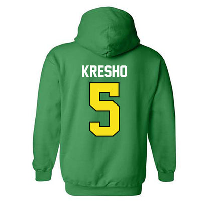 Oregon - NCAA Softball : Elyse Kresho - Sports Shersey Hooded Sweatshirt-1