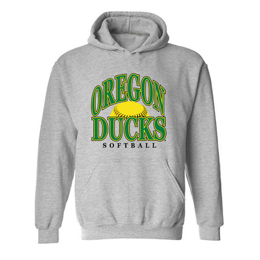 Oregon - NCAA Softball : Presley Lawton - Sports Shersey Hooded Sweatshirt-0
