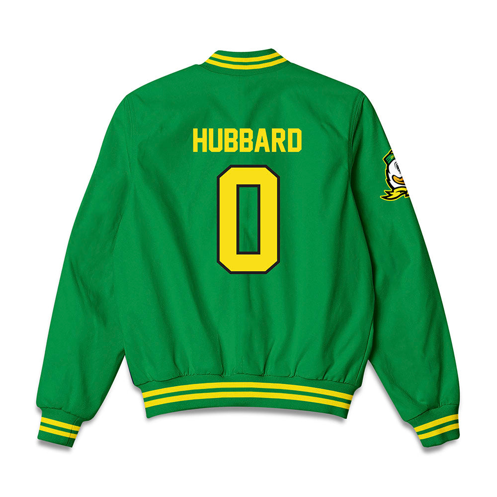 Oregon - NCAA Acrobatics & Tumbling : Emily Hubbard - Bomber Jacket-1