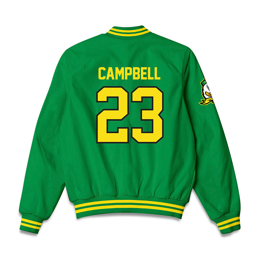 Oregon - NCAA Beach Volleyball : Addison Campbell - Bomber Jacket-1