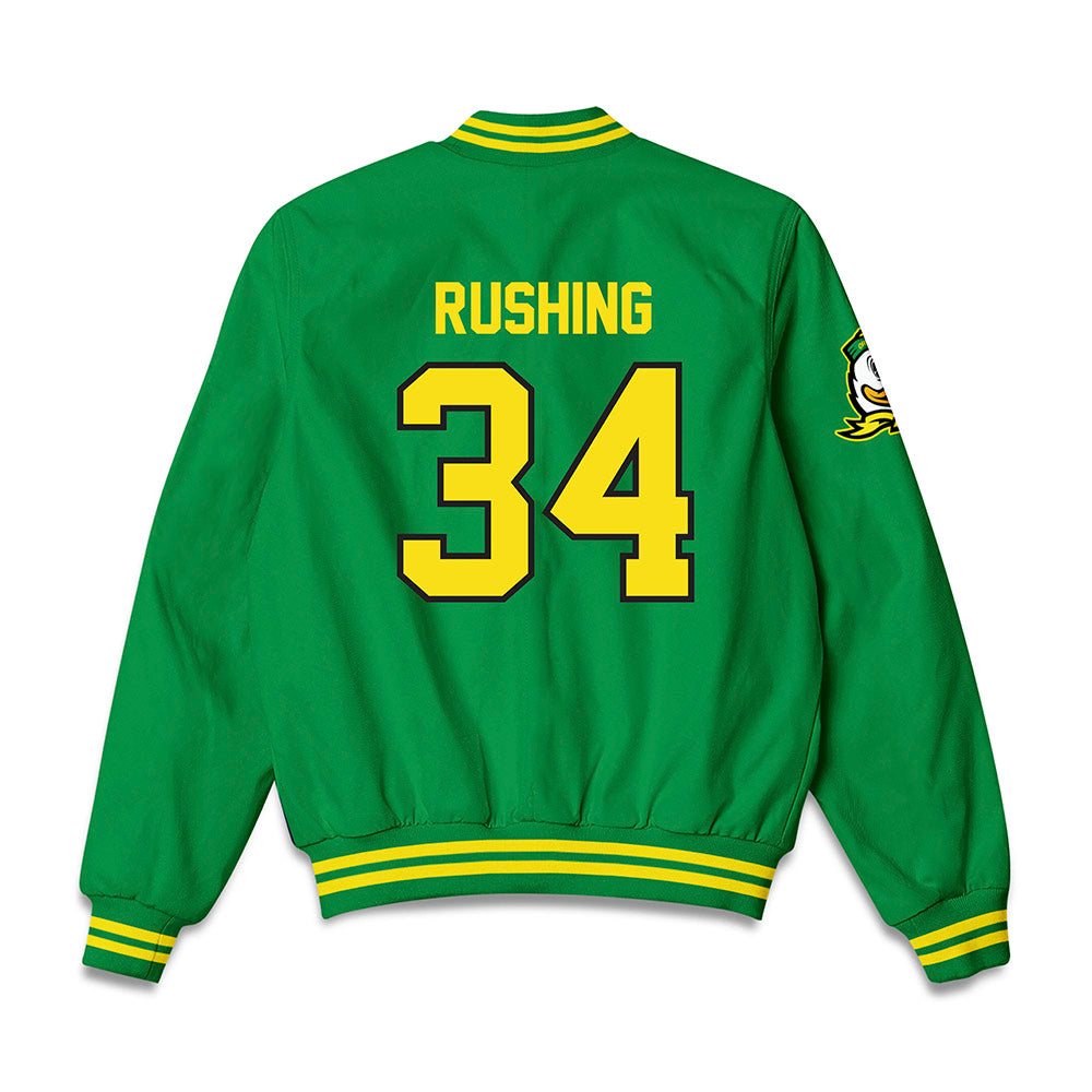 Oregon - NCAA Football : Cruz Rushing - Bomber Jacket-1