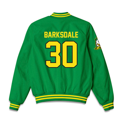 Oregon - NCAA Football : Xavier Barksdale - Bomber Jacket-1