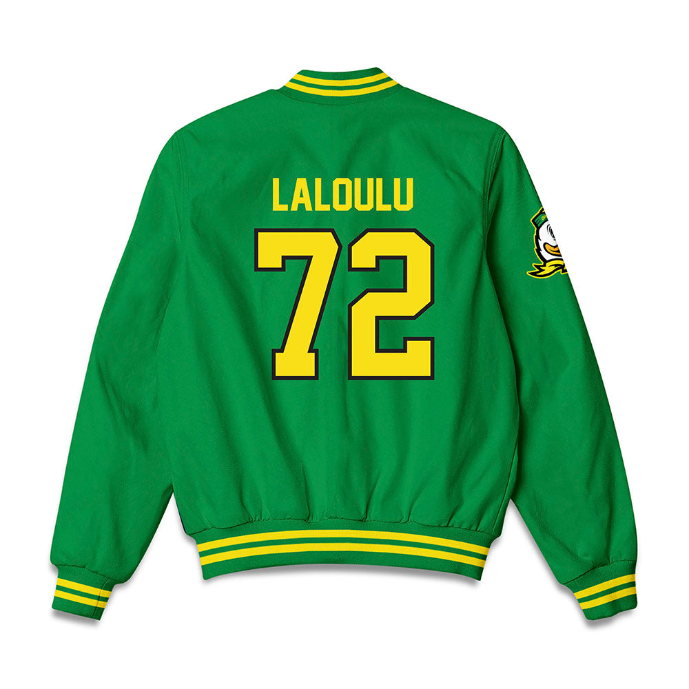 Oregon - NCAA Football : Iapani Laloulu - Bomber Jacket-1