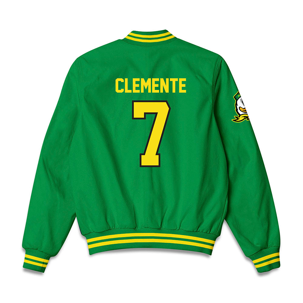 Oregon - NCAA Women's Volleyball : Alanah Clemente - Bomber Jacket-1