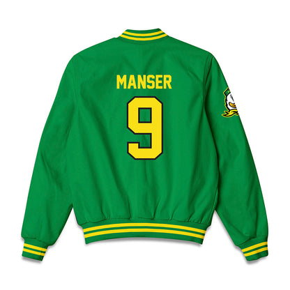 Oregon - NCAA Women's Lacrosse : Kylee Manser - Bomber Jacket-1