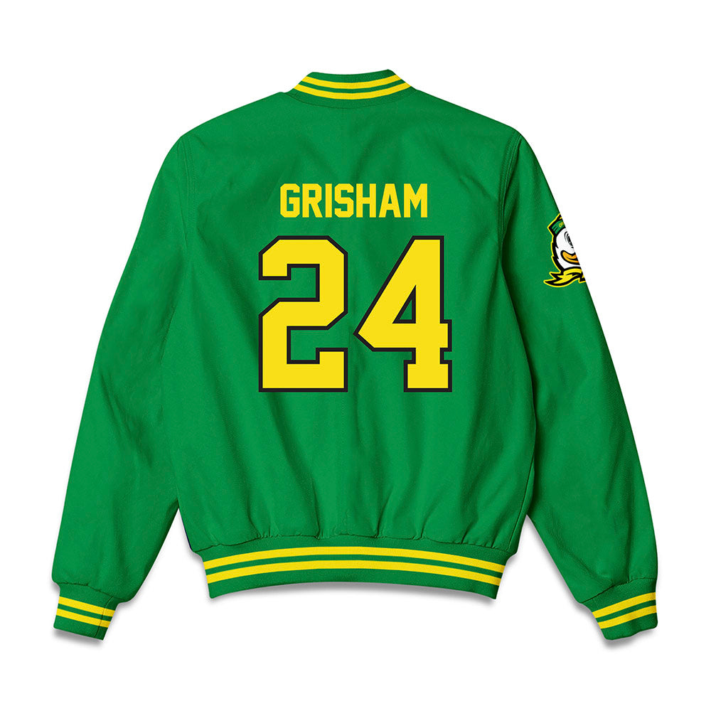 Oregon - NCAA Football : Zach Grisham - Bomber Jacket-1