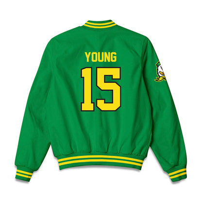Oregon - NCAA Women's Lacrosse : Avery Young - Bomber Jacket-1