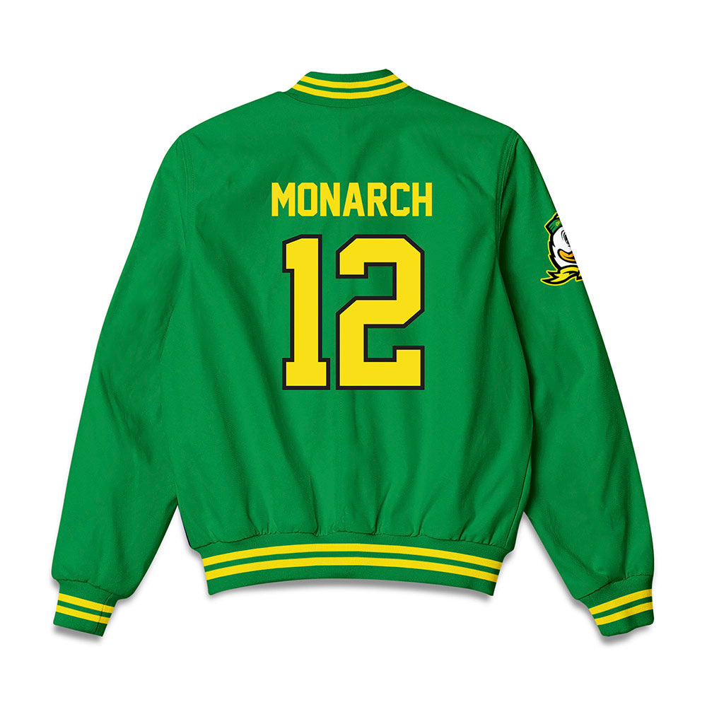 Oregon - NCAA Acrobatics & Tumbling : Samantha Monarch - Bomber Jacket-1