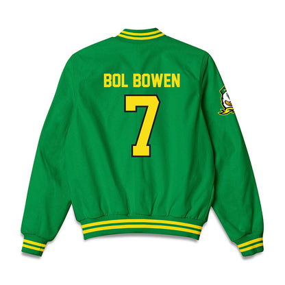 Oregon - NCAA Men's Basketball : Taylor Bol Bowen - Bomber Jacket-1