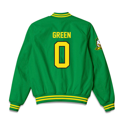 Oregon - NCAA Acrobatics & Tumbling : Olivia Green - Bomber Jacket-1