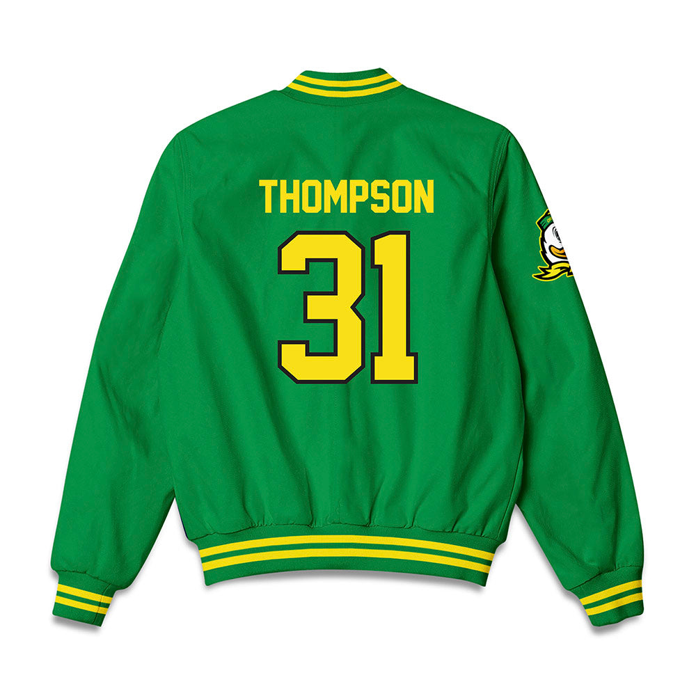 Oregon - NCAA Softball : Rowan Thompson - Bomber Jacket-1