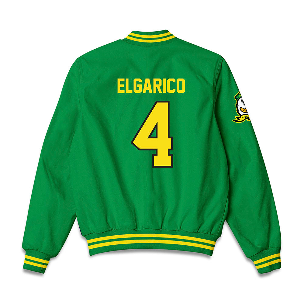 Oregon - NCAA Beach Volleyball : Giana Elgarico - Bomber Jacket-1