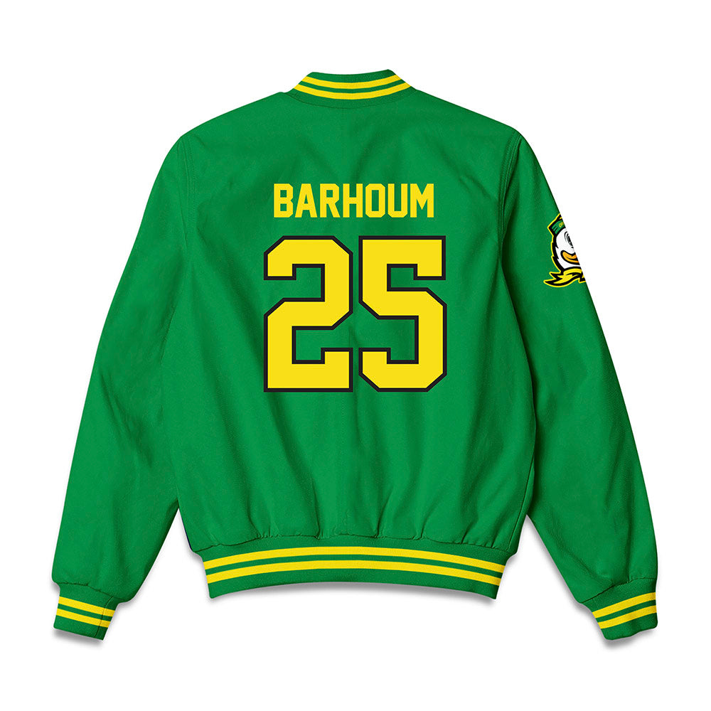 Oregon - NCAA Women's Basketball : Sara Barhoum - Bomber Jacket-1