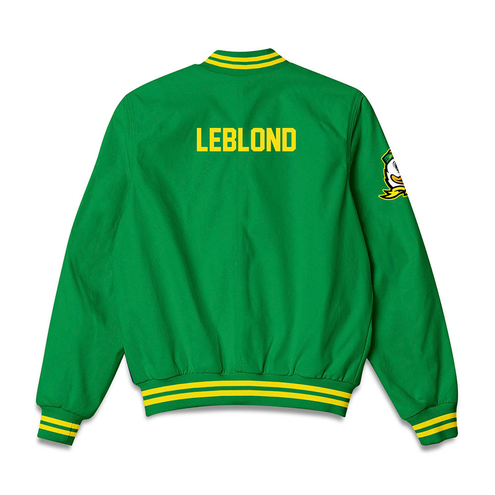 Oregon - NCAA Women's Track & Field : Landen LeBlond - Bomber Jacket-1