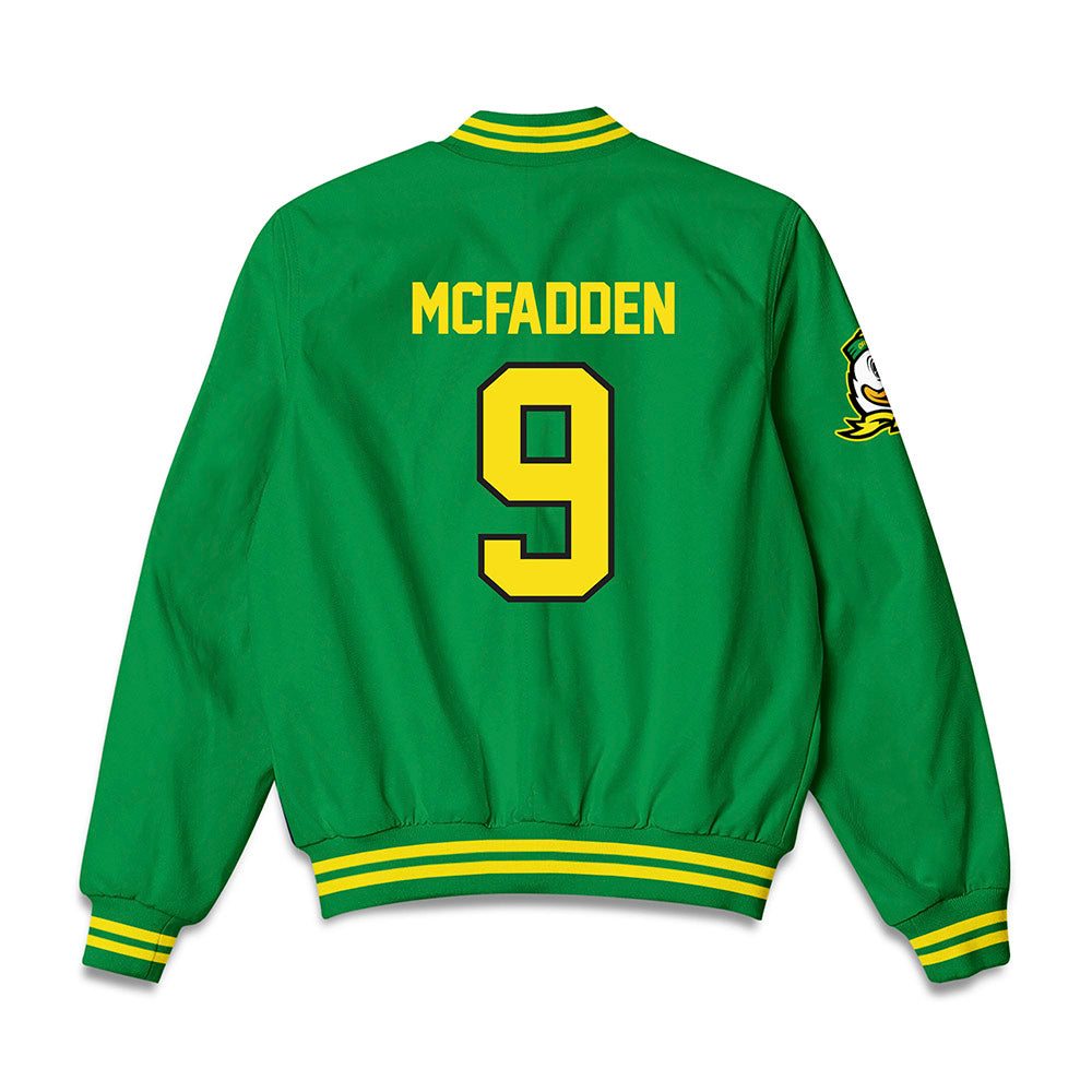 Oregon - NCAA Women's Volleyball : Holley McFadden - Bomber Jacket-1