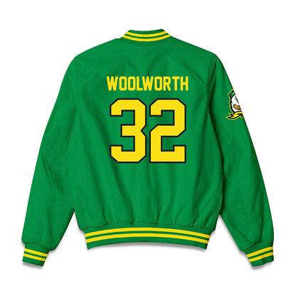 Oregon - NCAA Women's Lacrosse : Jordan Woolworth - Bomber Jacket-1