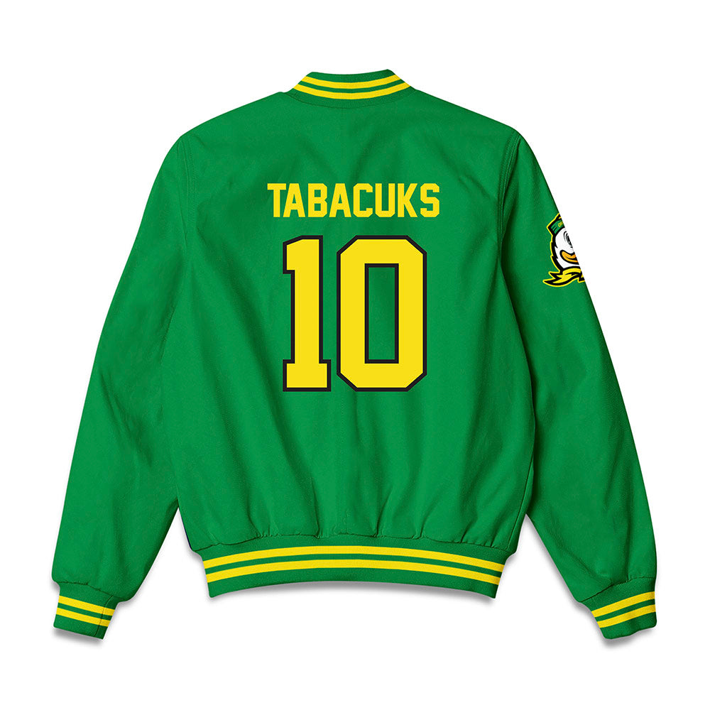 Oregon - NCAA Women's Volleyball : Maria Tabacuks - Bomber Jacket-1