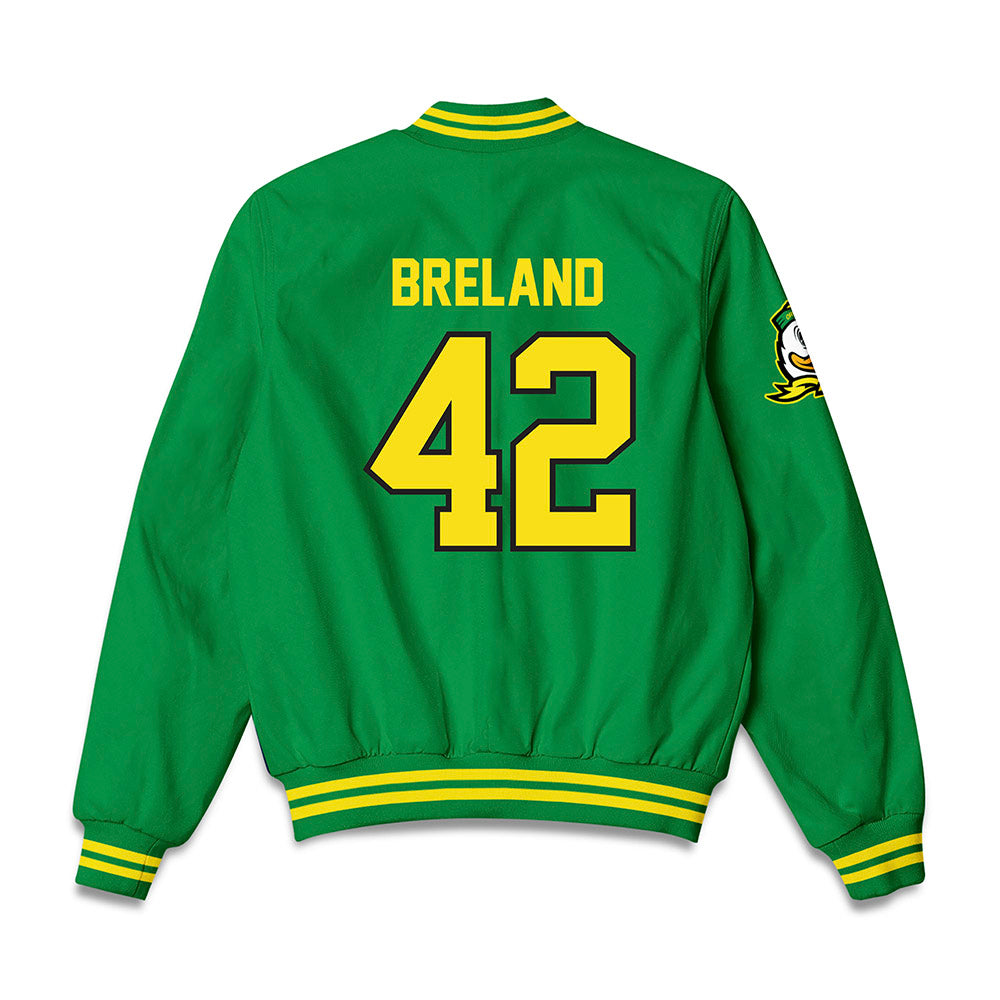 Oregon - NCAA Football : Aydin Breland - Bomber Jacket-1
