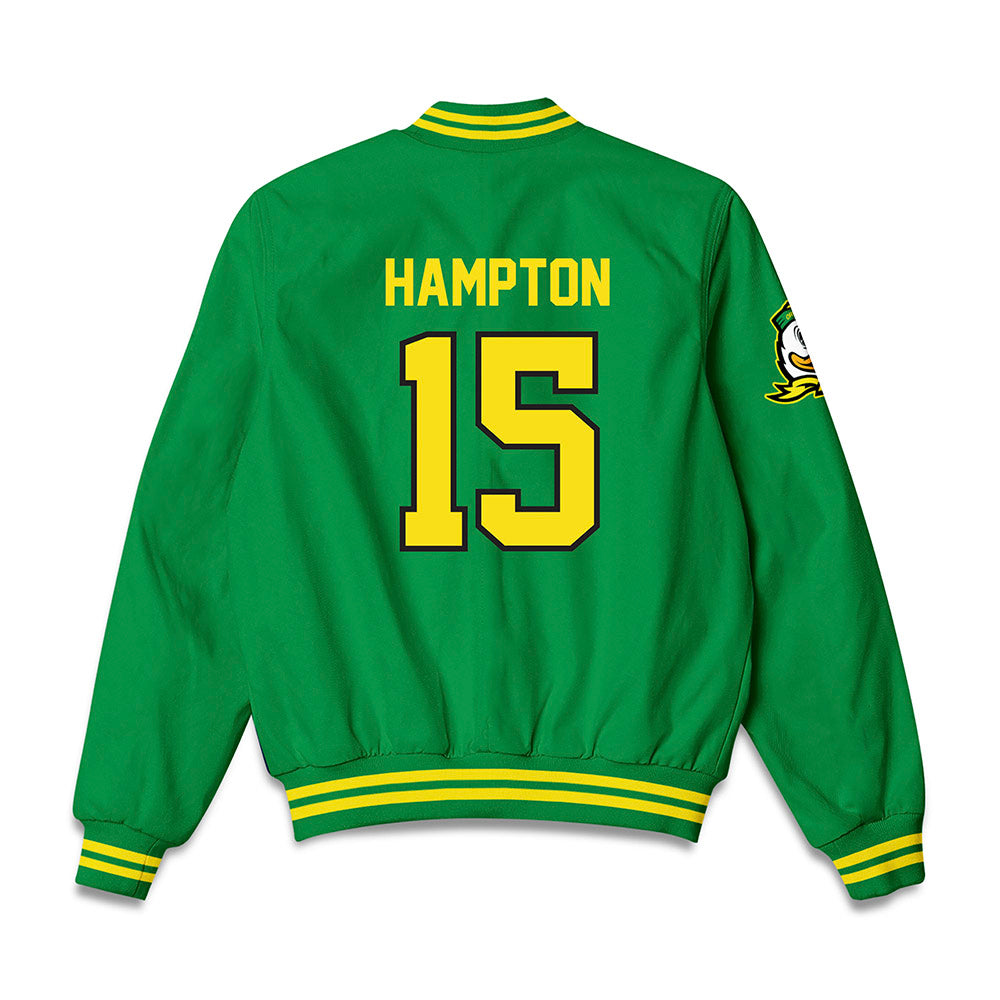 Oregon - NCAA Football : Messiah Hampton - Bomber Jacket-1