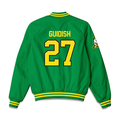 Oregon - NCAA Acrobatics & Tumbling : Makenna Guidish - Bomber Jacket-1