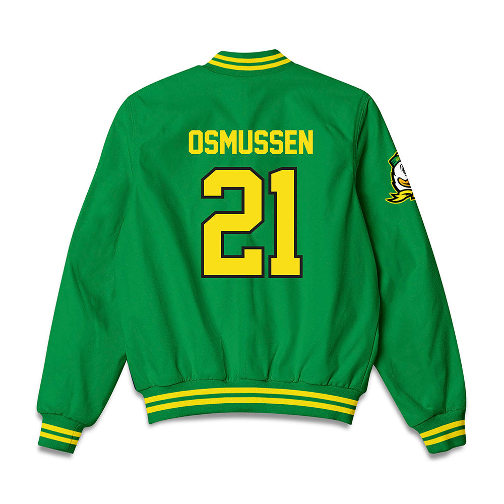 Oregon - NCAA Women's Soccer : Ella Osmussen - Bomber Jacket-1