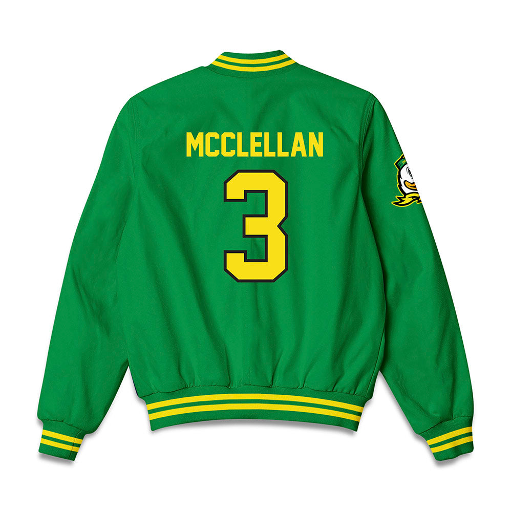 Oregon - NCAA Football : Jeremiah Mcclellan - Bomber Jacket-1