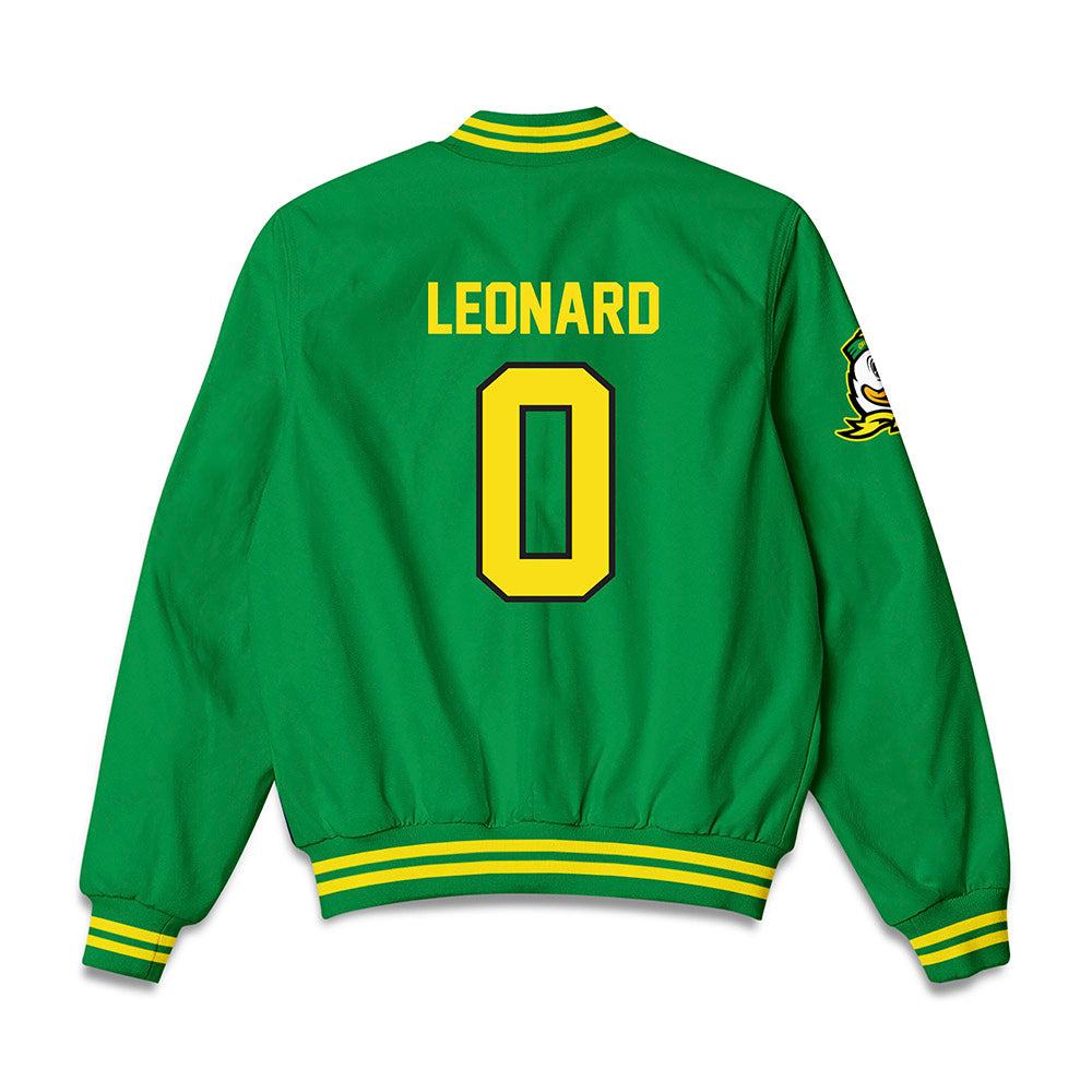 Oregon - NCAA Women's Soccer : Makeli Leonard - Bomber Jacket-1