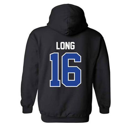 Kentucky - NCAA Football : JacQai Long - Classic Shersey Hooded Sweatshirt-1