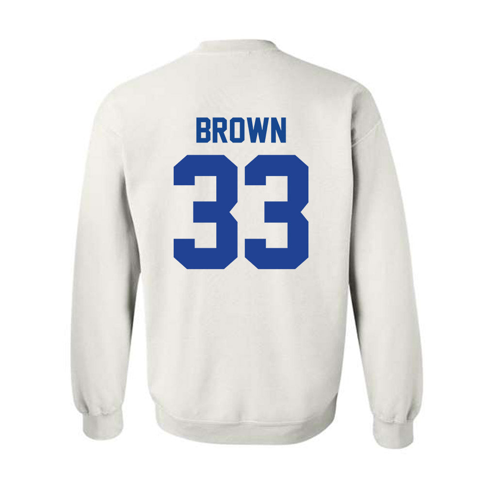Kentucky - NCAA Football : Sam Brown - Classic Shersey Crewneck Sweatshirt-1