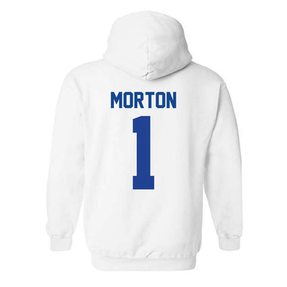 Kentucky - NCAA Men's Basketball : Jerone Morton - Classic Shersey Hooded Sweatshirt-1