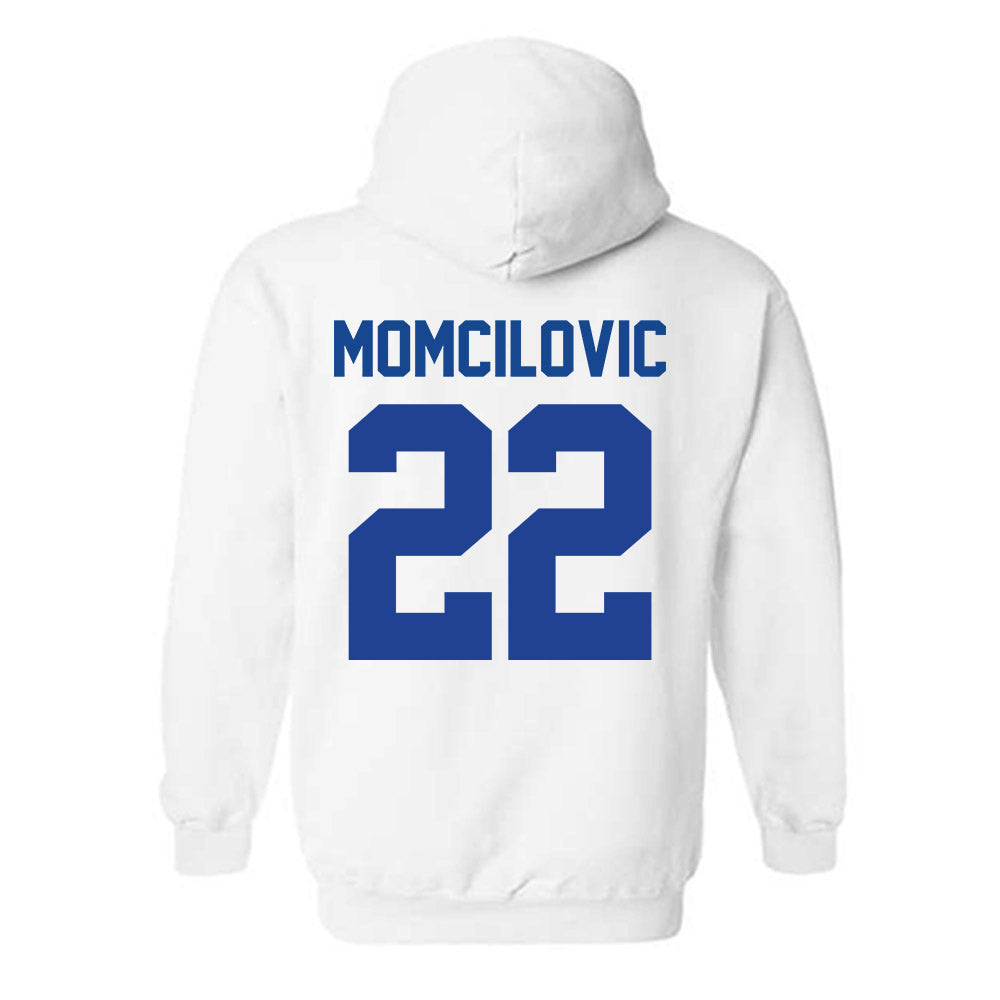 Kentucky - NCAA Men's Basketball : Milan Momcilovic - Classic Shersey Hooded Sweatshirt-1