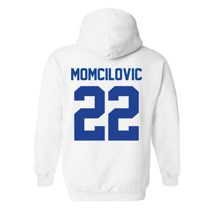 Kentucky - NCAA Men's Basketball : Milan Momcilovic - Classic Shersey Hooded Sweatshirt-1