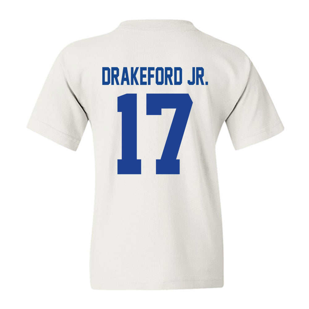 Kentucky - NCAA Football : William Drakeford Jr. - Classic Shersey Youth T-Shirt-1