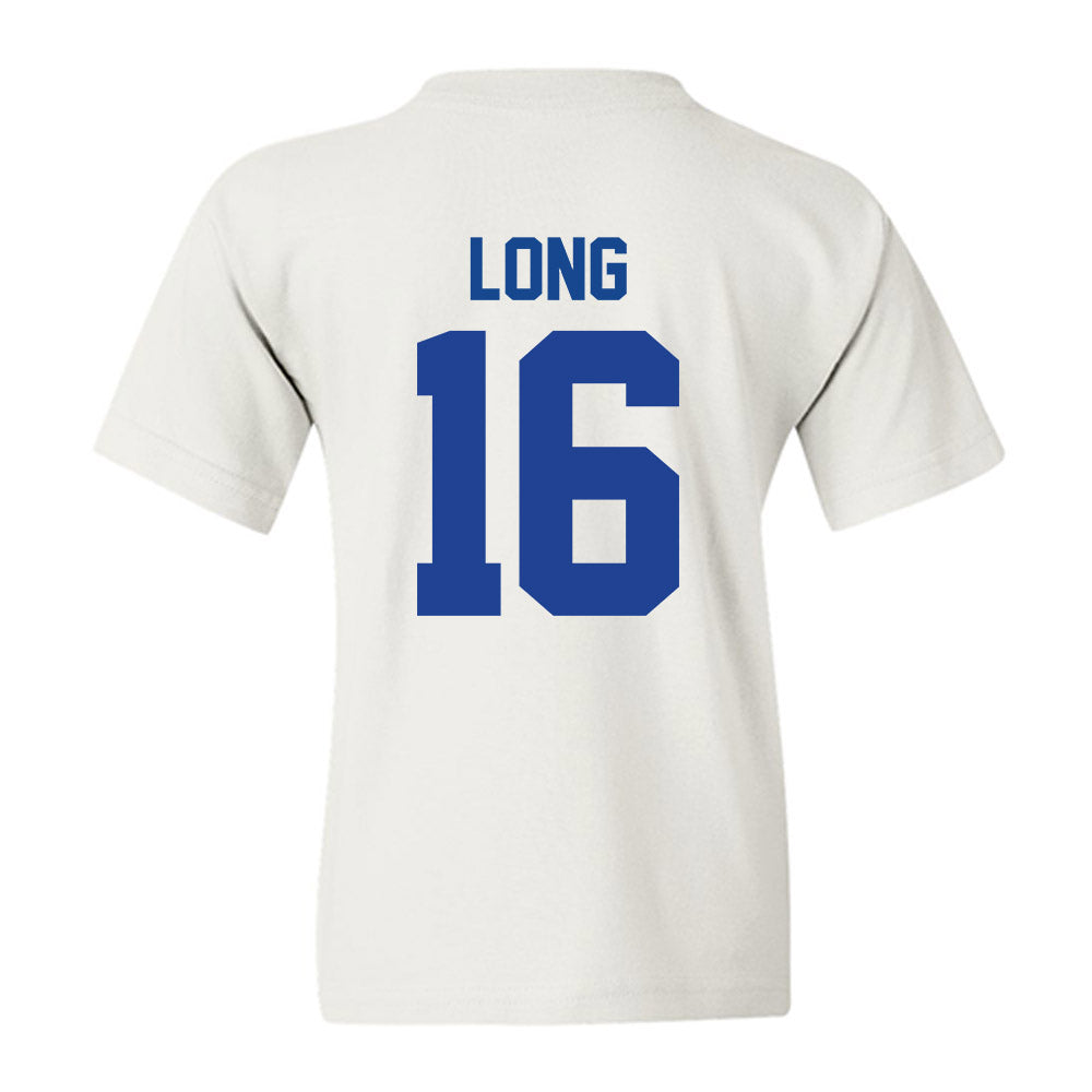 Kentucky - NCAA Football : JacQai Long - Classic Shersey Youth T-Shirt-1