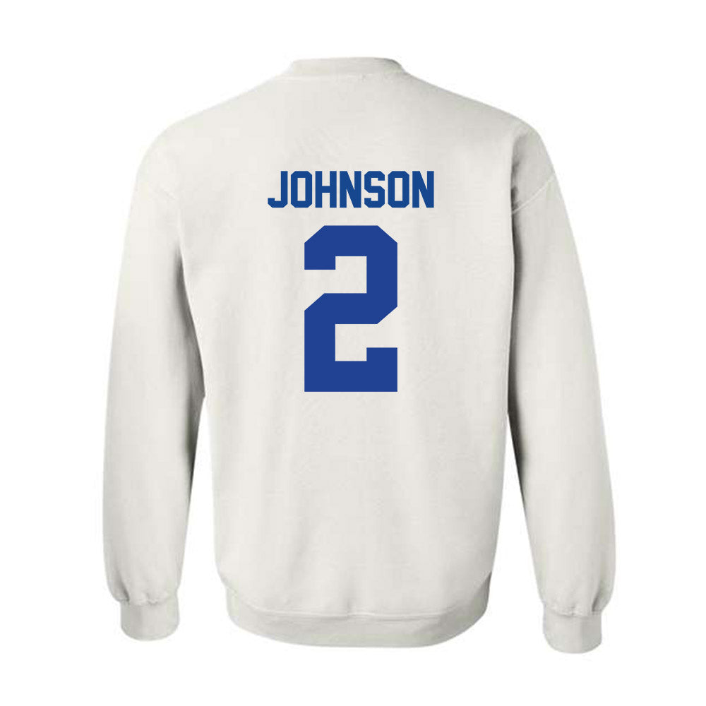 Kentucky - NCAA Men's Basketball : Jasper Johnson - Classic Shersey Crewneck Sweatshirt-1