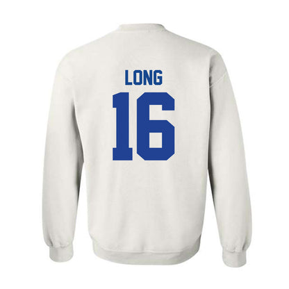 Kentucky - NCAA Football : JacQai Long - Classic Shersey Crewneck Sweatshirt-1