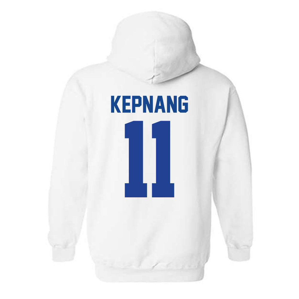 Kentucky - NCAA Men's Basketball : Franck Kepnang - Classic Shersey Hooded Sweatshirt-1