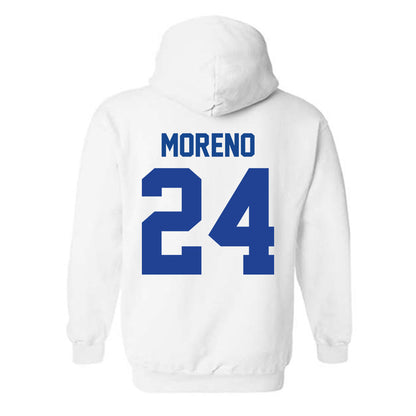 Kentucky - NCAA Men's Basketball : Malachi Moreno - Classic Shersey Hooded Sweatshirt-1