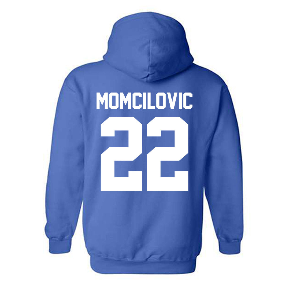 Kentucky - NCAA Men's Basketball : Milan Momcilovic - Classic Shersey Hooded Sweatshirt-1