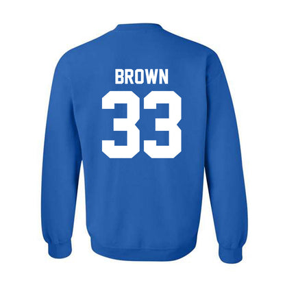 Kentucky - NCAA Football : Sam Brown - Classic Shersey Crewneck Sweatshirt-1