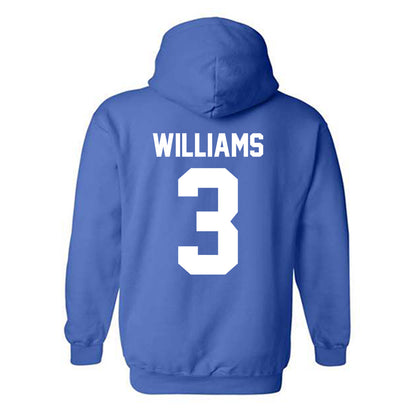 Kentucky - NCAA Men's Basketball : Kam Williams - Classic Shersey Hooded Sweatshirt-1