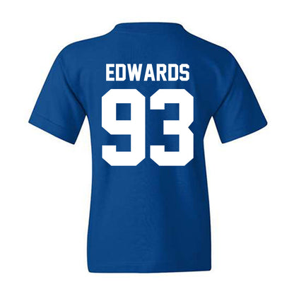 Kentucky - NCAA Football : Kalen Edwards - Classic Shersey Youth T-Shirt-1