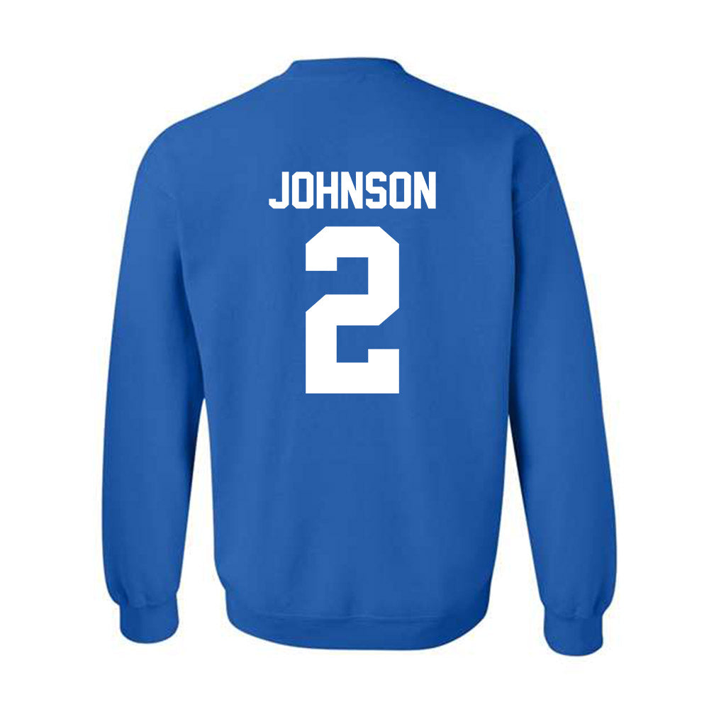 Kentucky - NCAA Men's Basketball : Jasper Johnson - Classic Shersey Crewneck Sweatshirt-1
