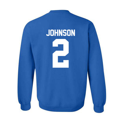 Kentucky - NCAA Men's Basketball : Jasper Johnson - Classic Shersey Crewneck Sweatshirt-1