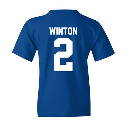 Kentucky - NCAA Women's Soccer : Isa Winton - Classic Shersey Youth T-Shirt-1