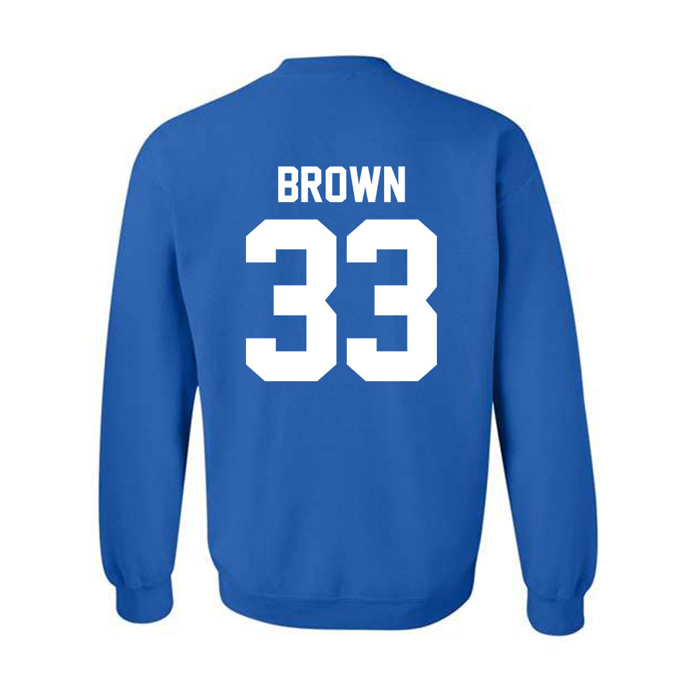 Kentucky - NCAA Football : Sam Brown - Classic Shersey Crewneck Sweatshirt-1