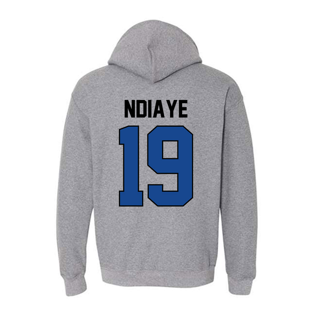 Kentucky - NCAA Men's Basketball : Ousmane Ndiaye - Classic Shersey Hooded Sweatshirt-1